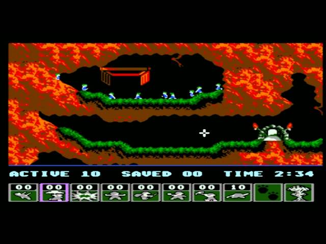 Lemmings (NES) - online game