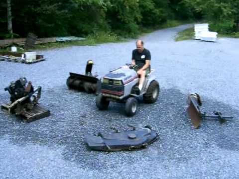 Craftsman GT 18HP 44 Mower Garden Tractor MOV YouTube Craftsman GT 18HP 44 Mower Garden Tractor MOV YouTube