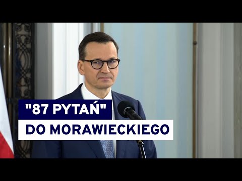 Dzisiaj przesłuchanie Mateusza Morawieckiego. Joński: mam chyba z 87 pytań (TVN24)