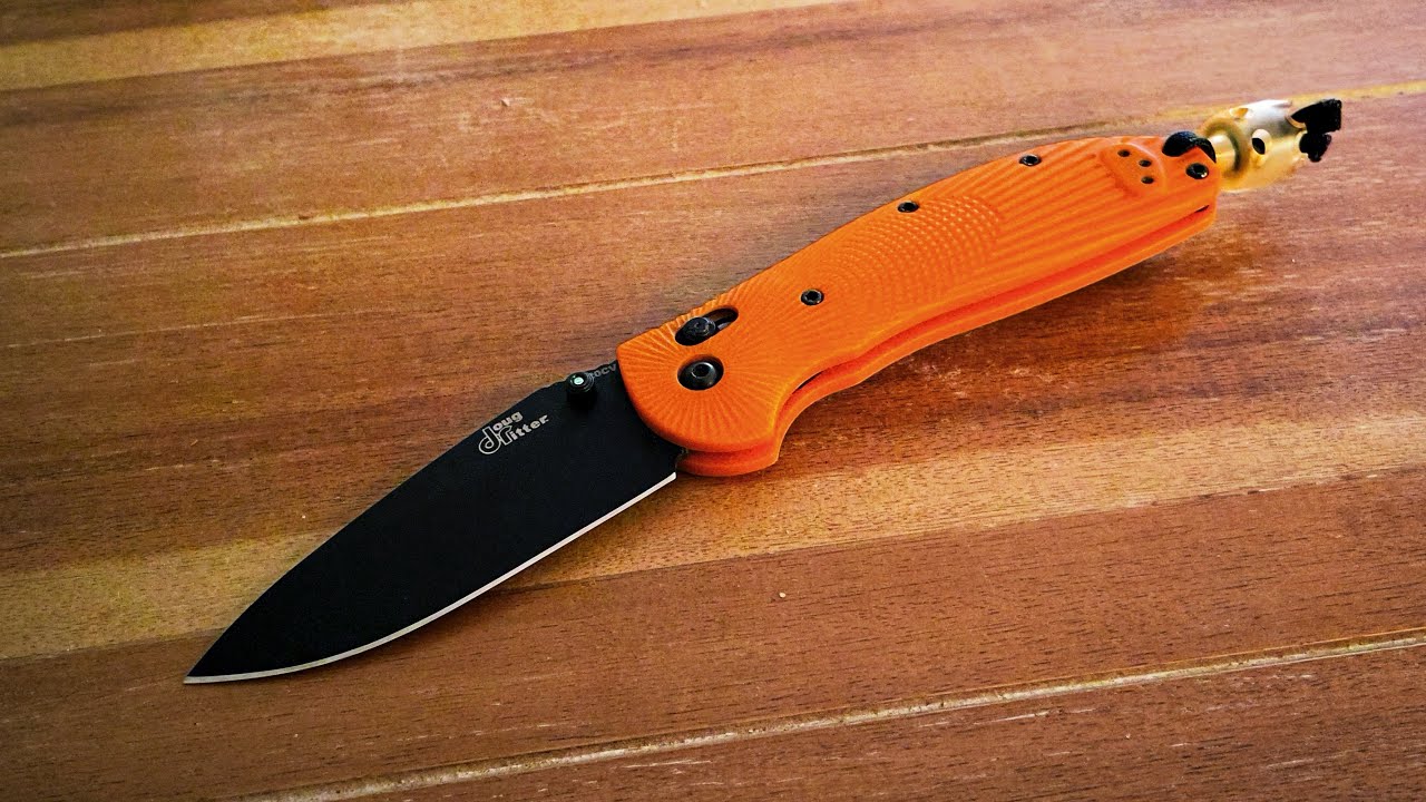Wait!!! Your knife is radioactive?!? Glow Rhino Tritium thumbstud!