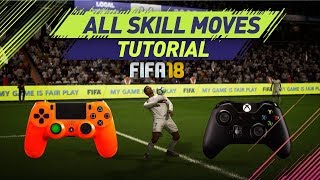 FIFA 18 ALL SKILLS TUTORIAL + SECRET SKILL MOVES & NEW SKILLS - XBOX & PLAYSTATION