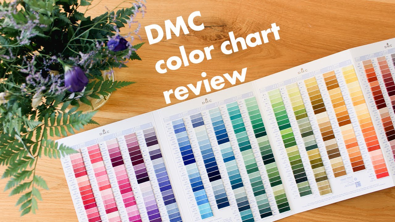 DMC color chart thread samples REVIEW 