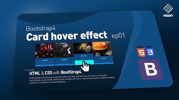 Card hover effect ep01 - Bootstrap4