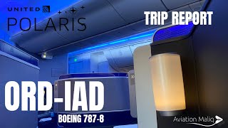 United Airlines B787-8 Polaris First Class Experience | Chicago to Washington-Dulles