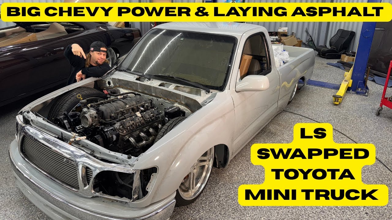 Getting Started on The Chevy LS Swapped Toyota. Accessory drive, Brakes, and Laid Out!