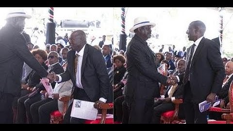 LIVE:PRESIDENT RUTO,RAILA ODINGA AND MEETS AT CLOSSING OF DEVOLUTION CONFERENCE IN ELDORET!!!!!!!