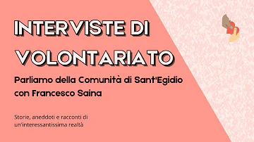 Come entrare a far parte della comunità di sant'egidio?