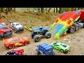 자동차 장난감 블럭놀이 다리만들기 포크레인 트럭놀이 Car Toy Play Build Bridge