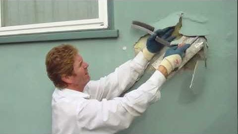 Remove loose stucco then re-stucco.