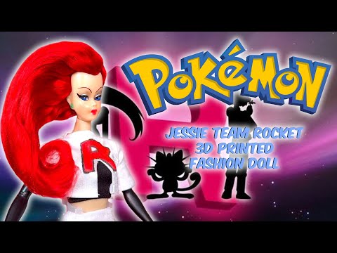 POKEMON'S JESSIE FROM TEAM ROCKET | CLASSIC ANIME: 3D PRINTED DOLL