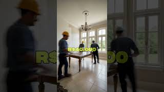 100 MIL de PREJUÍZO por causa de material RUIM! 😱 #reforma #antesedepois #milagre