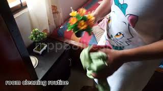 Cleaning Vlog- 2 Cleaning House Wife Indian Women Room Cleaning