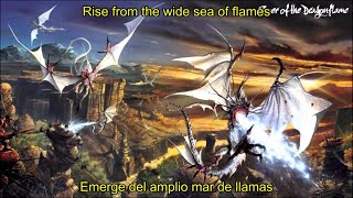 Video voorbeeld van "Rhapsody - Rise From The Sea Of Flames (Lyrics & Sub. Español)"