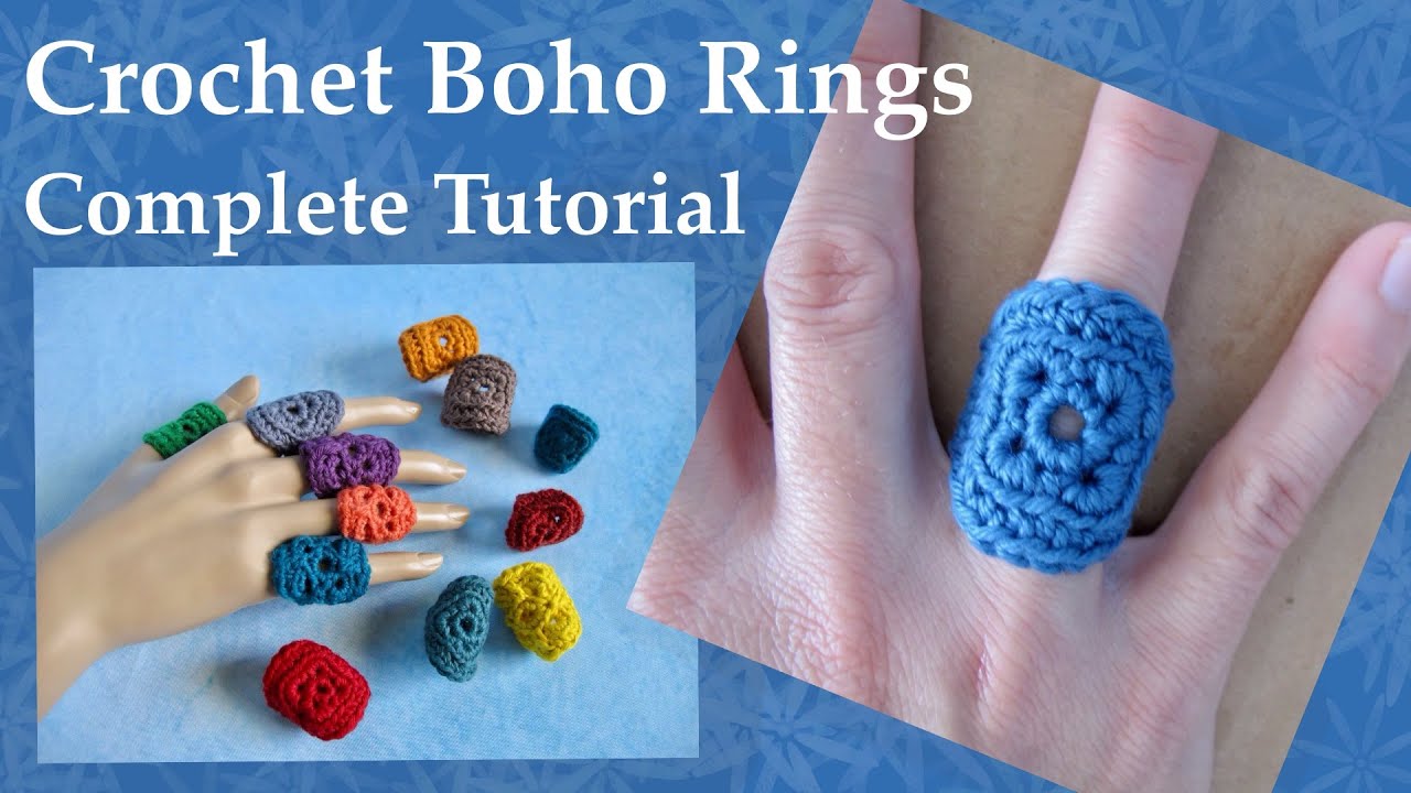 Crochet Boho Rings Tutorial | How to Crochet Summer Cotton Rings