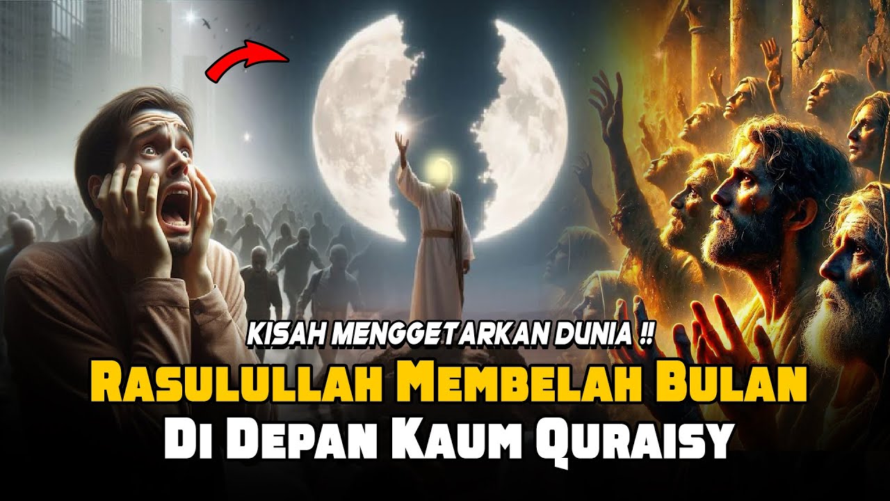 Kisah Nabi Muhammad Membelah Bulan Di Saksikan Seluruh Dunia