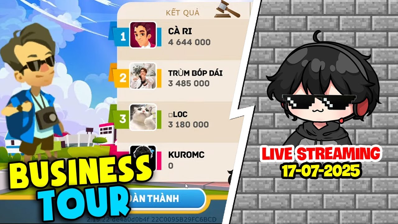 Kira Chơi Cờ Tỉ Phú Cùng @SiroOfficial @KuroMC136 @LocZutakiNe