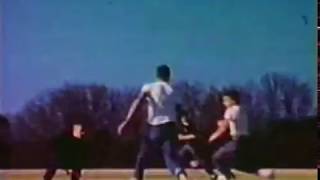 Pistol Pete Maravich playing football as a child