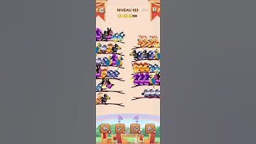 bird sort 2 color puzzle solution niveau 133 #games #gaming #puzzle #puzzlegame #androidgames