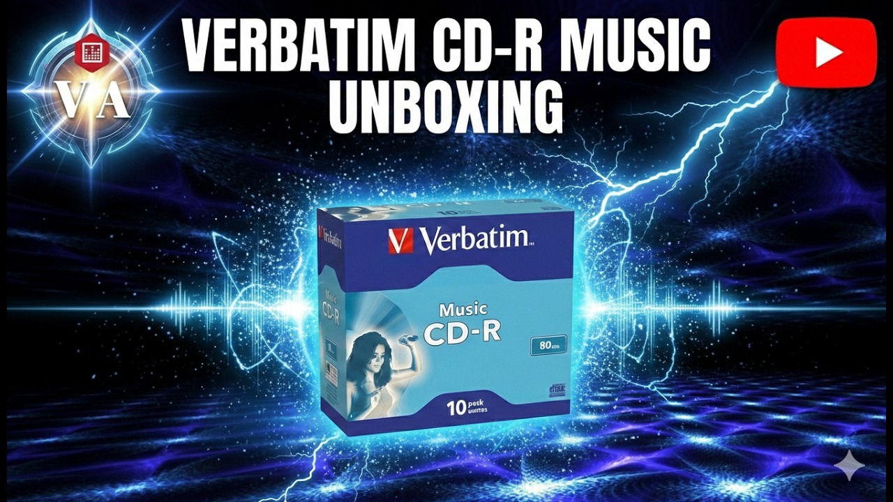 Распаковка Verbatim CD-R Music: Первые впечатления. 