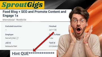 How to Find Seo Hint (Code) on sproutgigs | Easy task on sproutgigs|#picoworkers #onlineearning