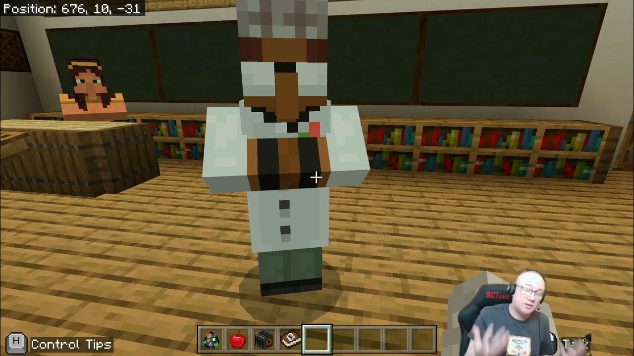 Introduction to using commands with NPCs in Minecraft Education YouTube