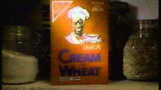 1988 Nabisco Cream of Wheat hot cereal commercial.
