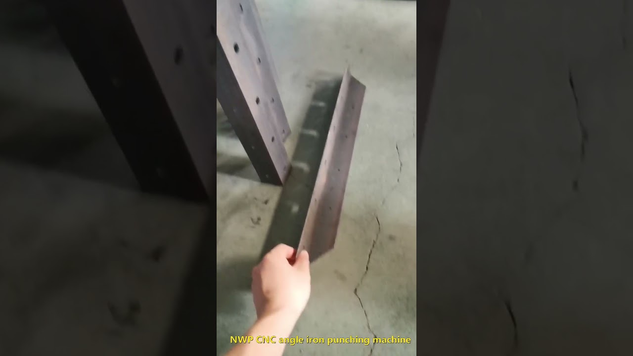 CNC angle iron punching machine