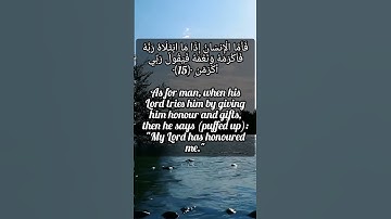 Thumbnail of Surat Al_Fajr (The Dawn) with english translation ||Mishary Al-Afasy||