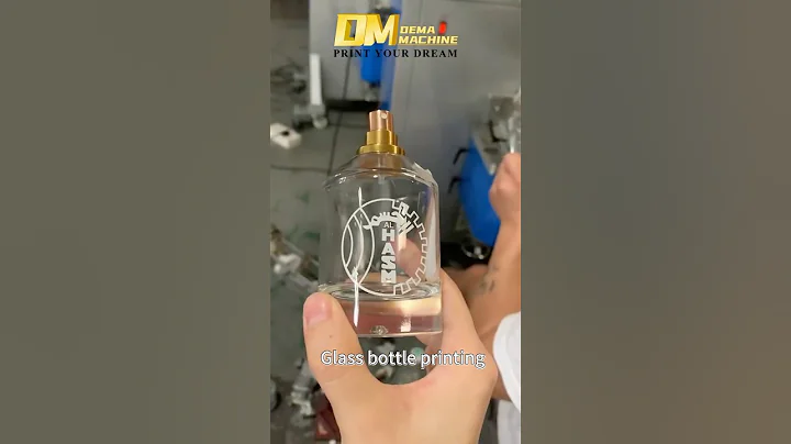 Perfume glass bottle printing-demasha semi-automatic screen printing machine✨ #perfumes #packaging