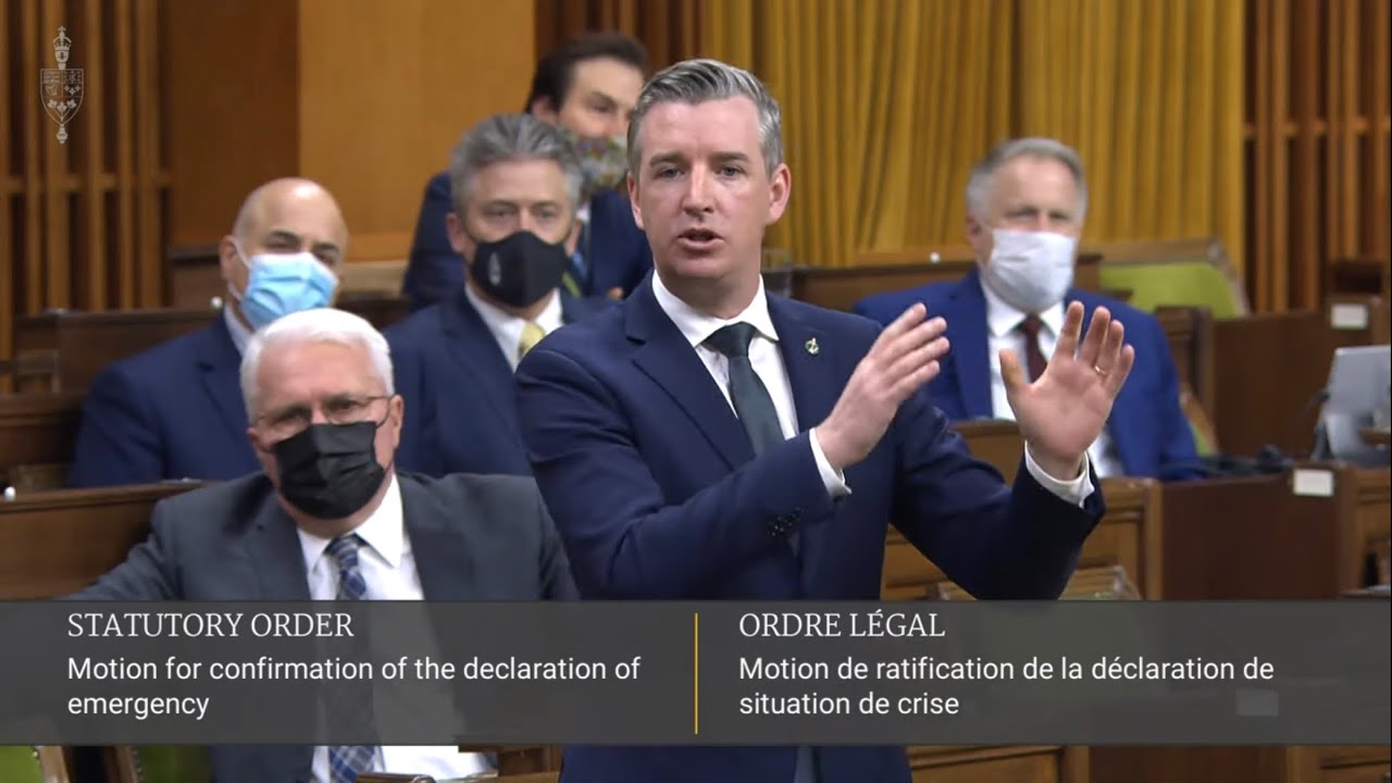 Michael Barrett debates against the Emergencies Act