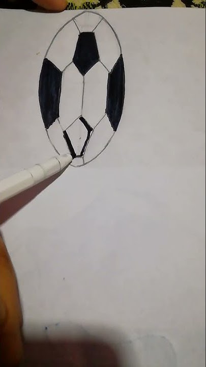 How to draw 3D football drawing step-by-step pencil sketch⚽⚽⚽⚽⚽ - YouTube