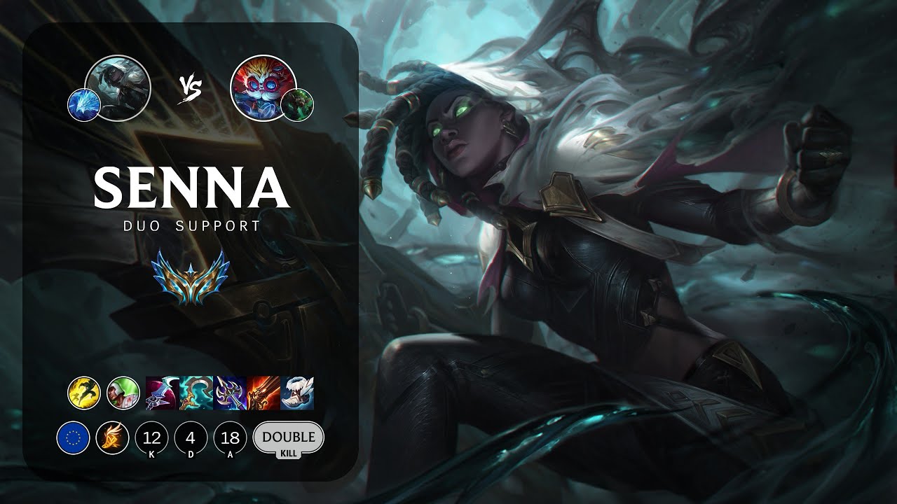 Senna Support vs Heimerdinger - EUW Challenger Patch 13.9