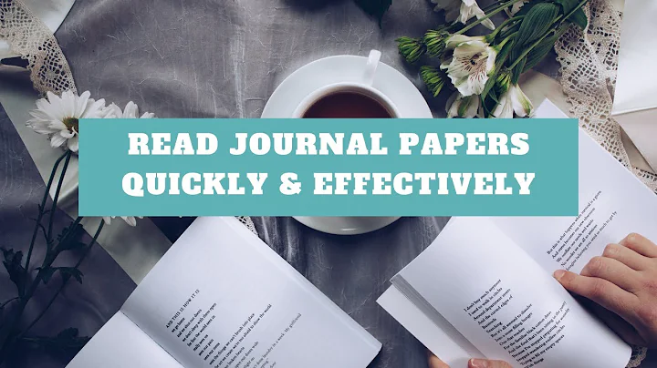 How to read journal papers quickly and effectively