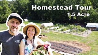 This is an updated homestead tour of our 1.5 acres. we also share more
about story moving 3,000 miles away from family. see below for more.
tou...