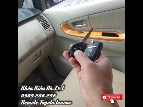 Programming Remote Key Toyota Innova - YouTube