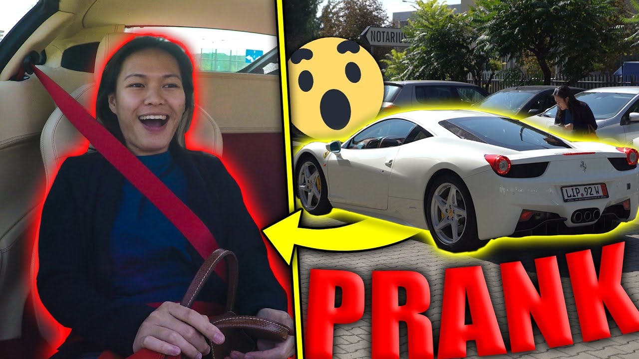 UBER PRANK FERRARI *BYŁY W SZOKU* kawall