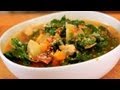 Leftover Turkey & Kale Soup - Healthy Holiday Recipe