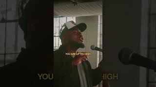 Some moments you don’t perform you just surrender. 🤎“Holy, holy… You are lifted high.”