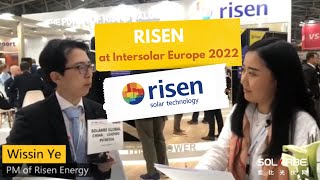 Risen Energy displays latest HJT module Hyper-ion at Intersolar Europe 2022