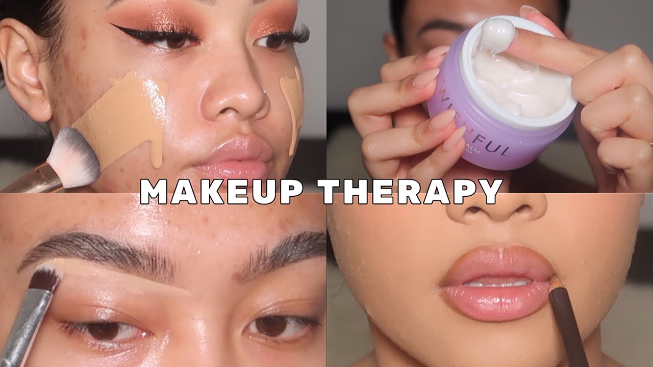 MAKEUP THERAPY 2 (ACNE, RAW & UNFILTERED) *SATISFYING* | SAMANTHAEVIRA