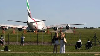 The Moment Everyone Waited For! Emirates A380 MASSIVE Takeoff ✈️😲