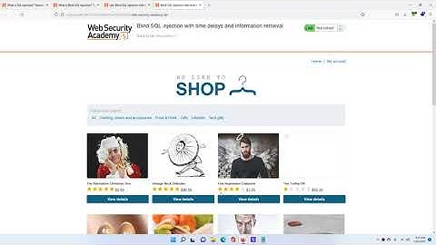 Blind SQL injection with time delays and information retrieval | Portswigger Web Academy