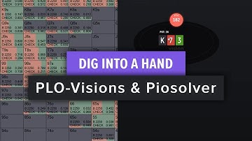 Using PLO-Visions and Piosolver together to dig into a hand
