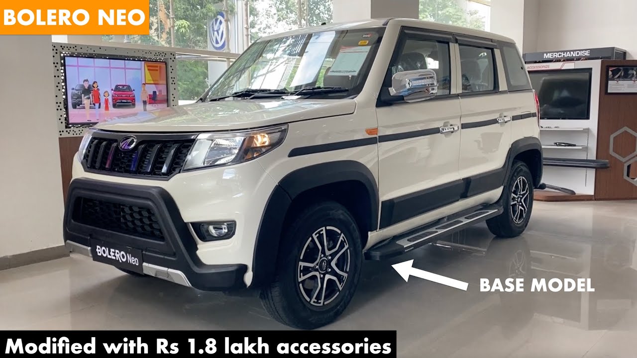 Bolero Neo Base Model Modified with Genuine 1.8 lakh accessories