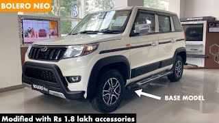 Bolero Neo Base Model Modified with Genuine 1.8 lakh accessories | Bolero Neo N4 | Bolero Neo screenshot 2