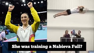 Nina Derwael Shows Skills She Trained But Never Competed Nabieva Full