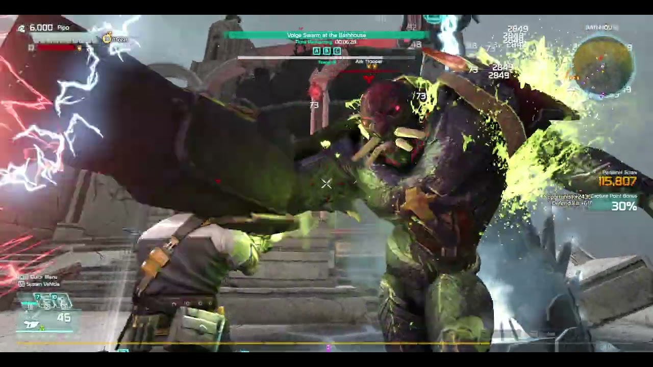 Defiance: Bathhouse gameplay.