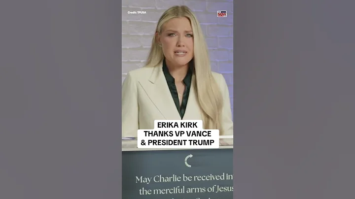 Erika Kirk thanks Vance, Trump in tearful remarks