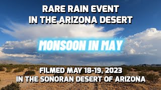 MAY MONSOON - Time  lapse video of Arizona Thunderstorms 2023
