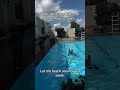 I even wonder to those who think that they’re too old to learn how to swim?